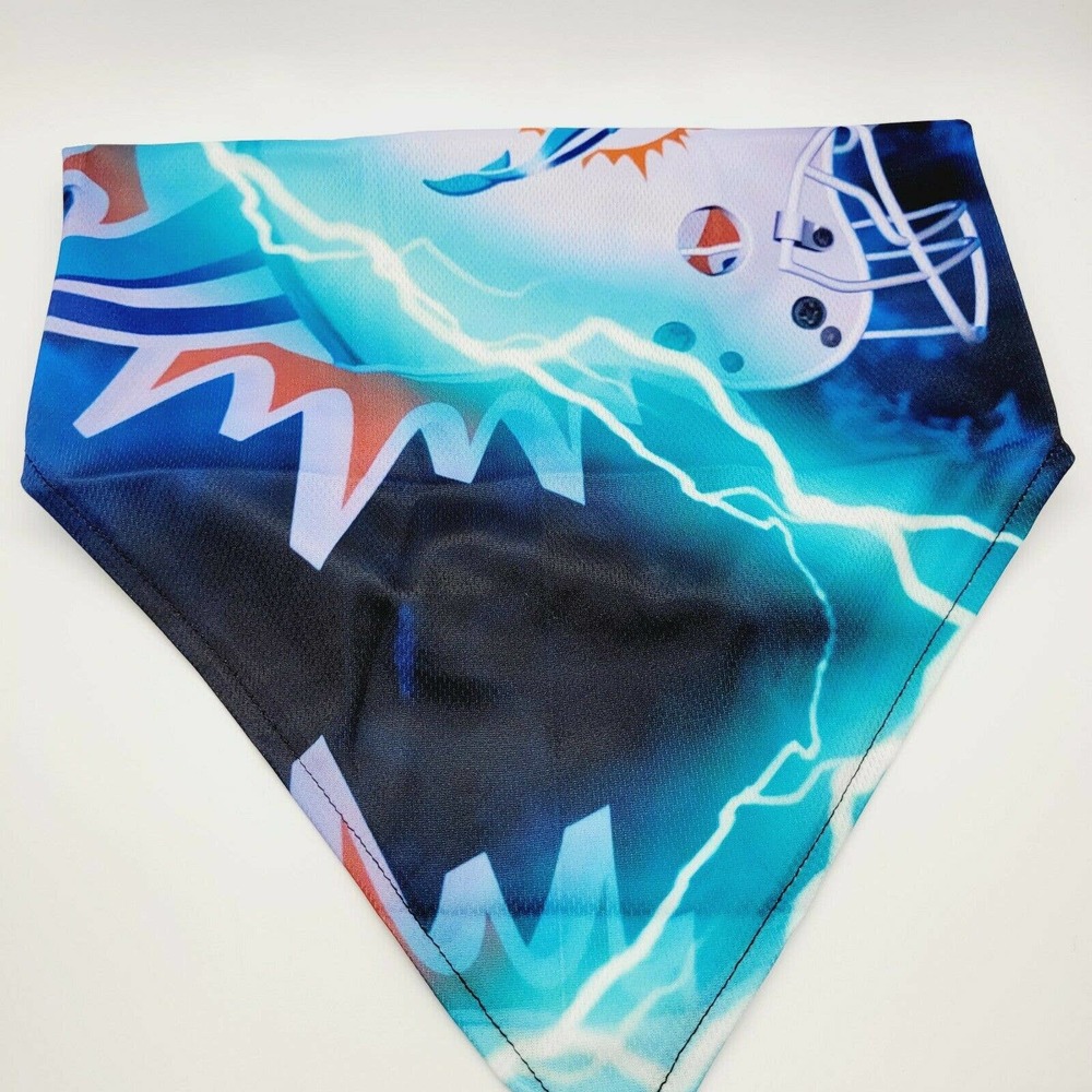 Miami Dolphins Football Neck Gaiter Scarf Bandana - Picture 3 of 5